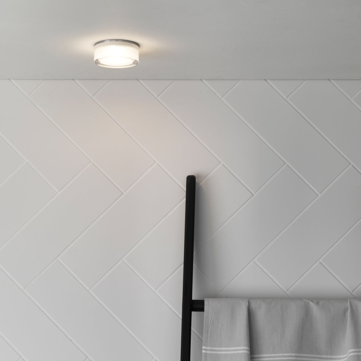 Vancouver Semi-Flush Downlight, Acrylic, LED, IP44