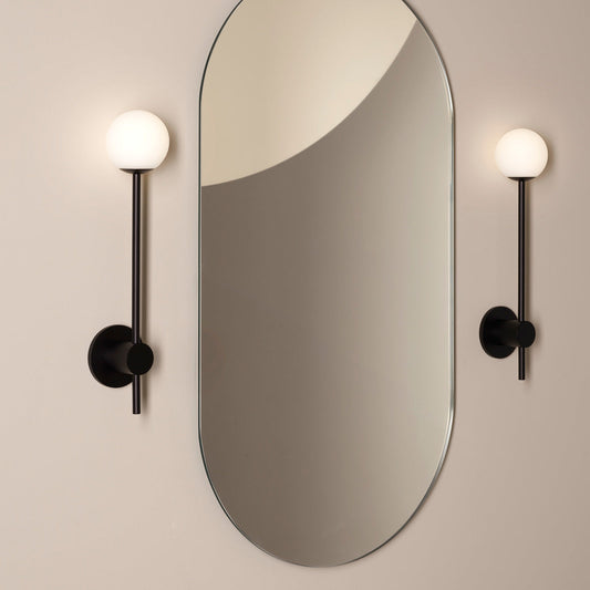 Orb Wall Light, Black, G9, IP44