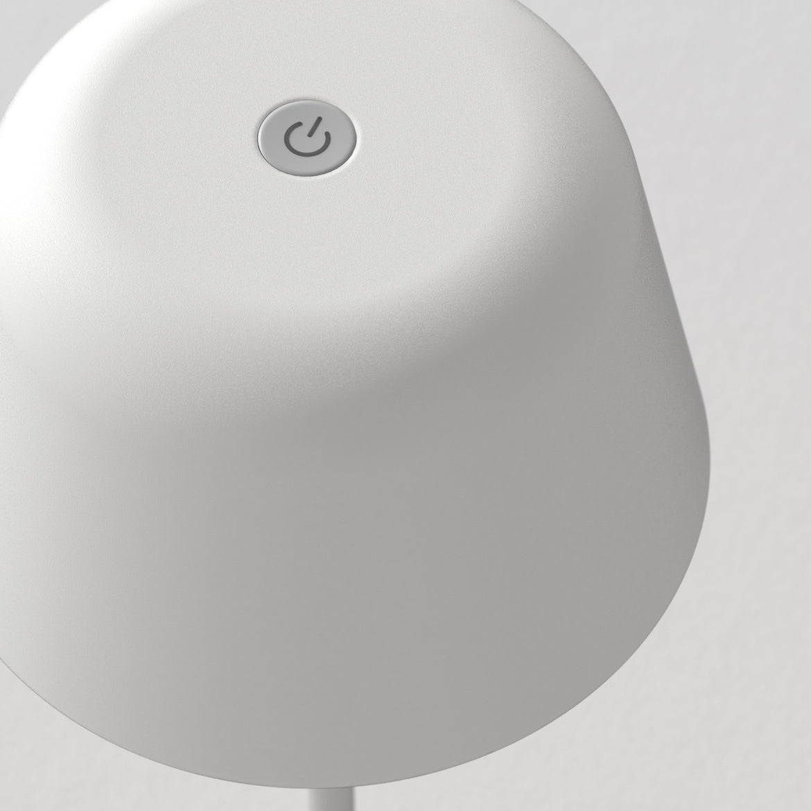 Nomad Table Lamp, White, LED, Wireless, Push Dim, IP65