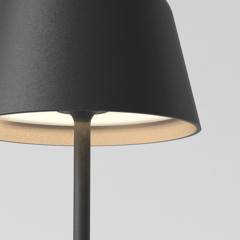 Nomad Table Lamp, Black, LED, Wireless, Push Dim, IP65