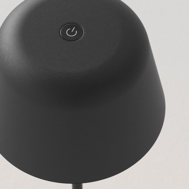 Nomad Table Lamp, Black, LED, Wireless, Push Dim, IP65