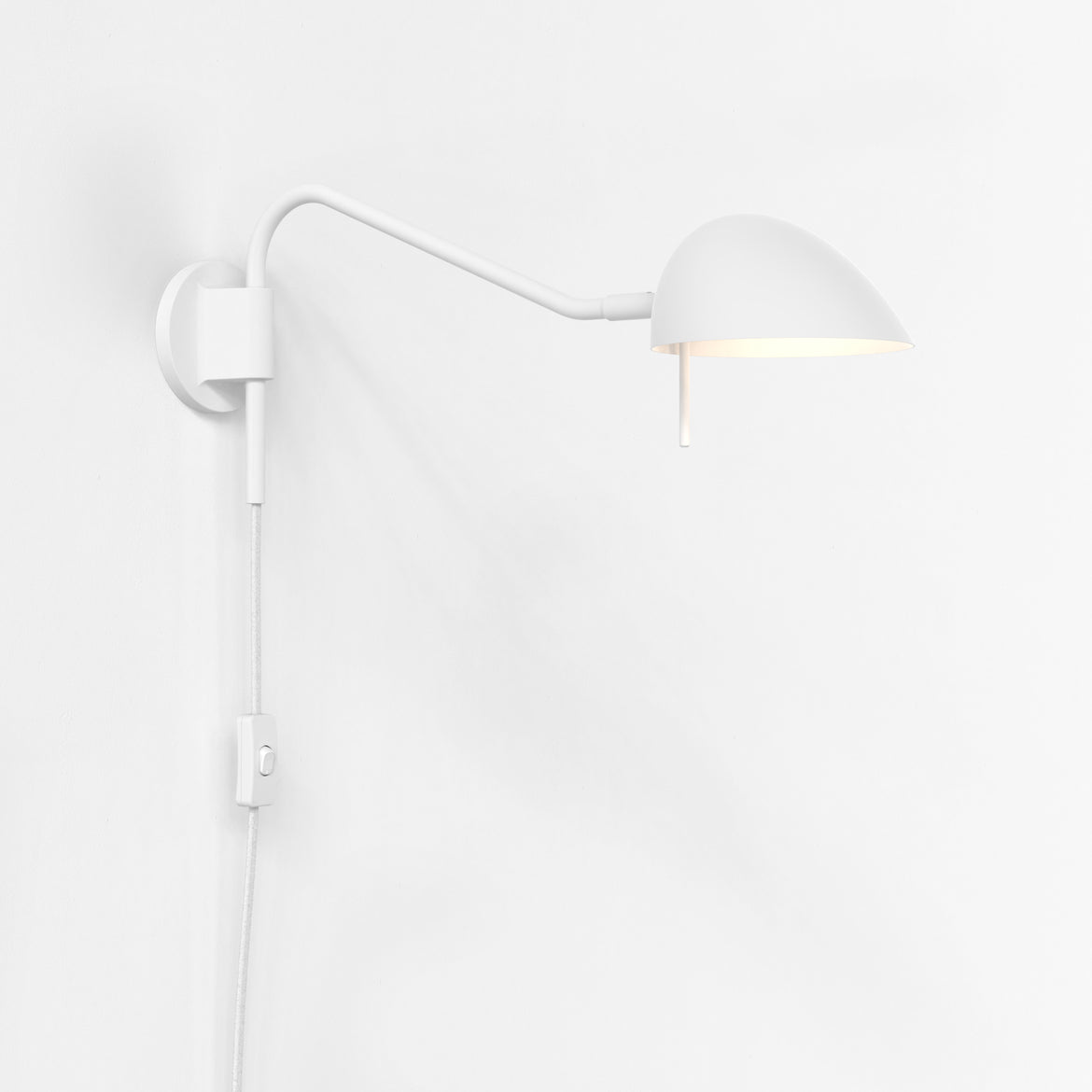 Serge Reading Wall Light, Plug In Swing Arm, G9, IP20