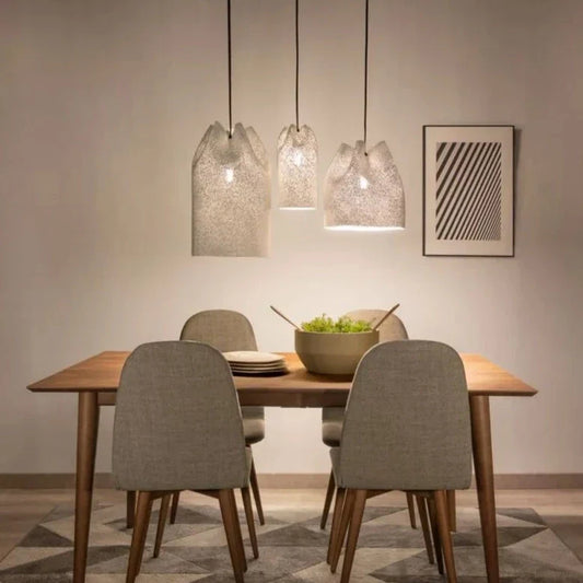 Agasallo Pendant, Tall, 30 cm ø, Steel Mesh, E27, Triac Dim, IP20