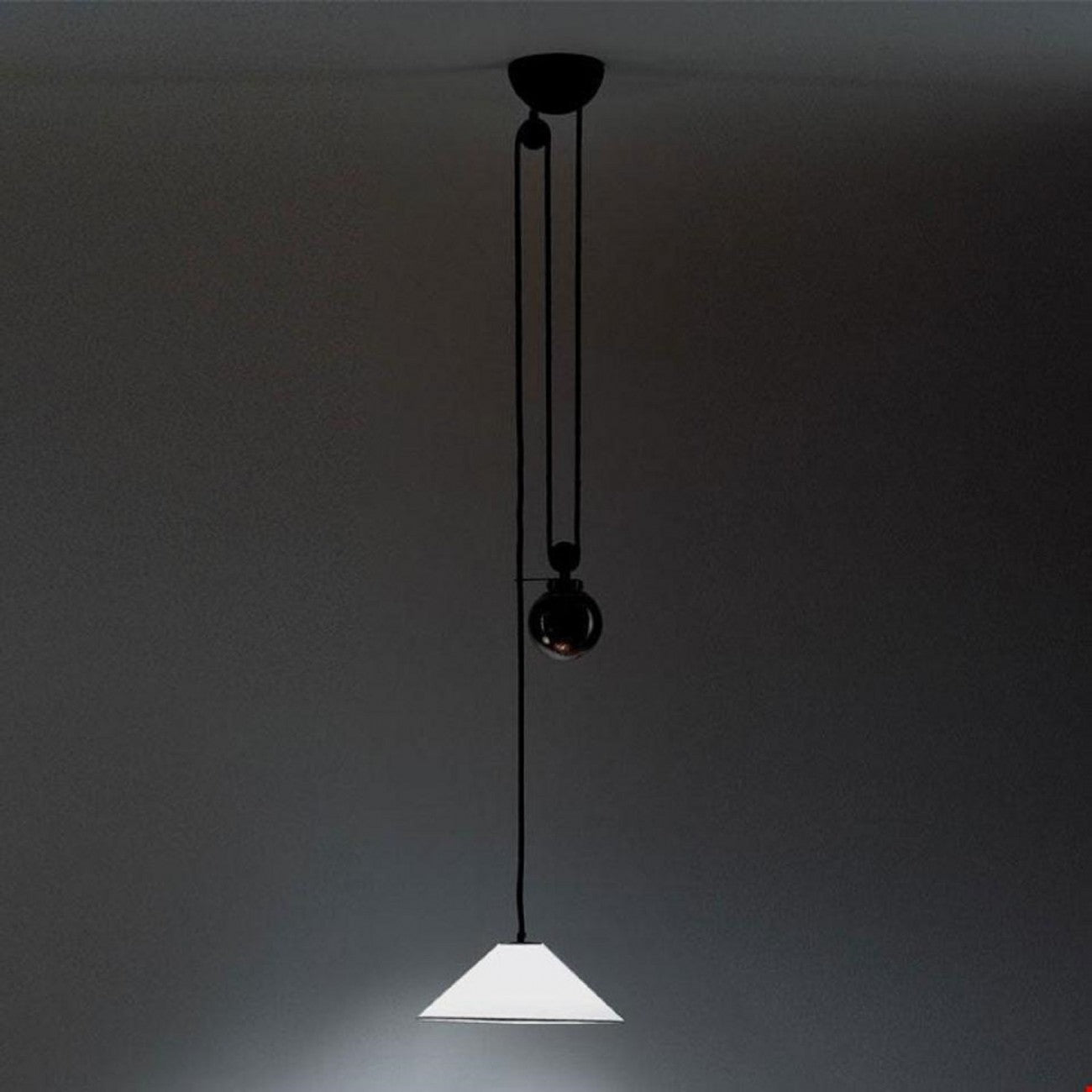 Aggregato Pendant, Cone, White, Slide, E27, IP20