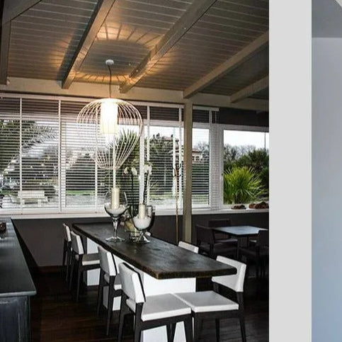 Cell Pendant Lamp, Tall, 88 cm H, White Metal with White Linen and White Tassel, E27, IP20
