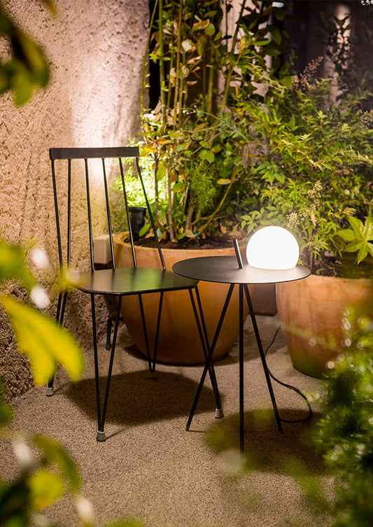 Circ Table with Built-In Light, Poly Shade, LED, IP55