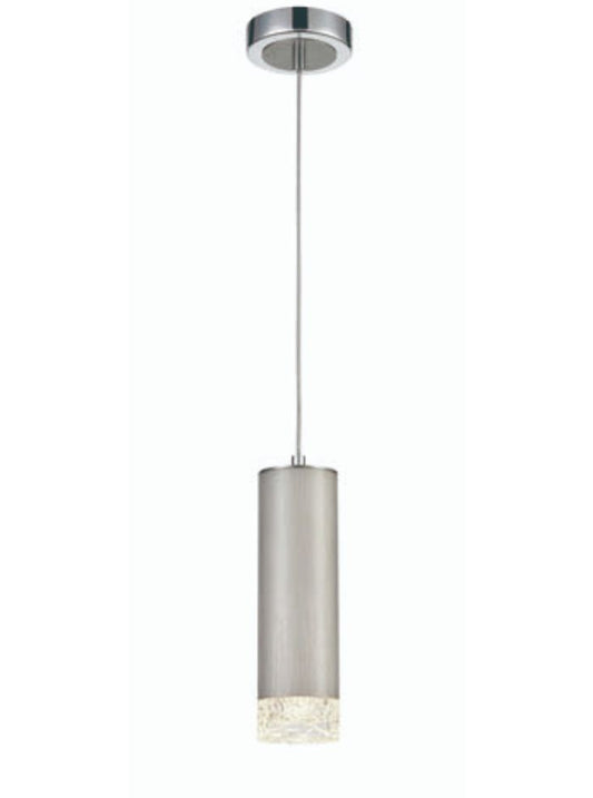 Cordelia Pendant, Single, Brushed Satin Nickel, GU10, IP20