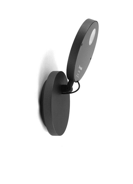 Demetra Adjustable Reading Wall Light, Black, LED, Touch Dimmer, IP20