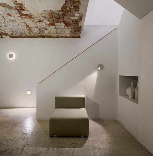 Dots Wall, Scoop, Off-White, 5.75W, LED, On/Off