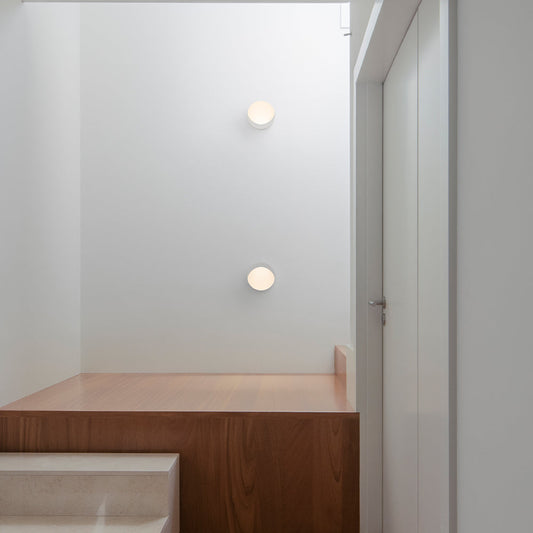 Dots Wall, Scoop, Terracotta Red, 5.75W, LED, On/Off