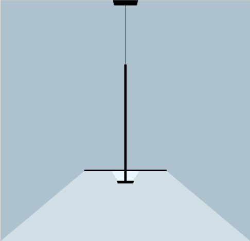 Flat Pendant, Large, Dimmable, IP20