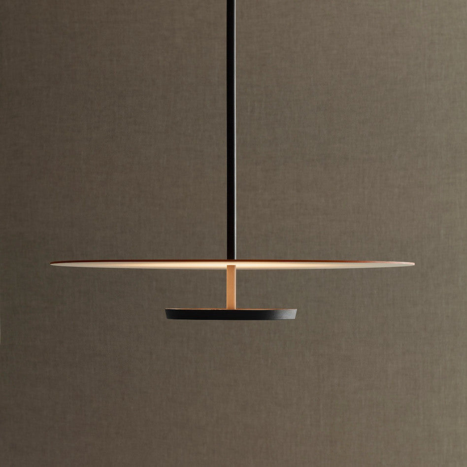 Flat Pendant with Ceiling Light, Dimmable, IP20