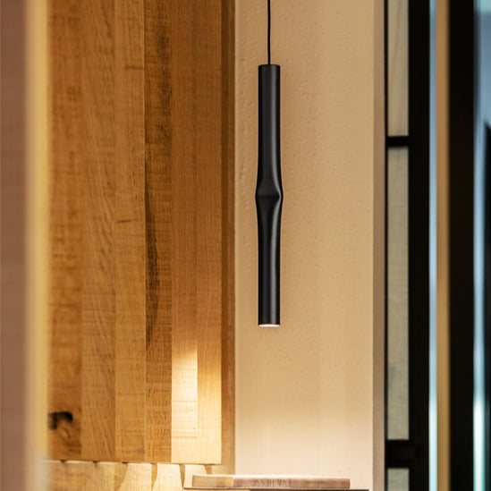 Flow Pendant, Black, 41 cm H, LED, Recessed Mount, Triac Dim