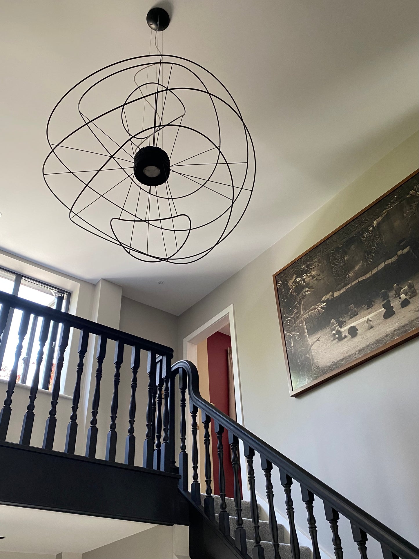 Hoops Pendant 6, Black, LED, Phase Dim, IP20