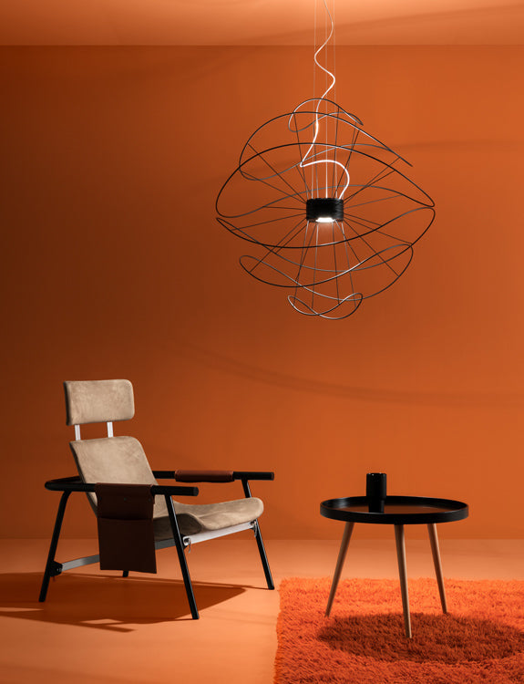 Hoops Pendant 6, Black, LED, Phase Dim, IP20