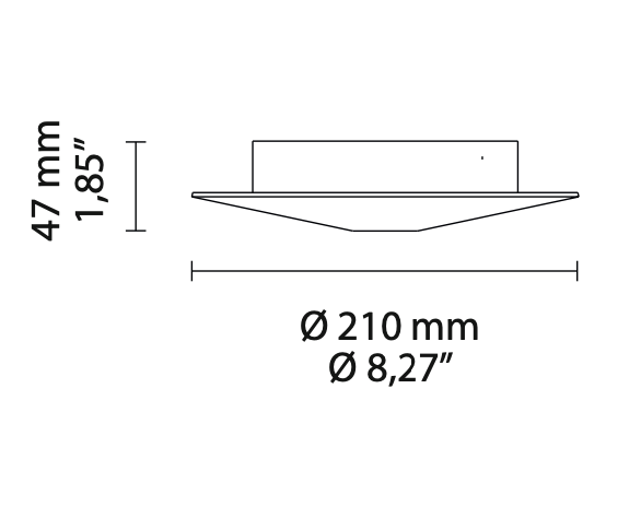Koine Pendant, Acoustic Grey Felt, 110 cm, LED, 26W, Phase Dim, IP20