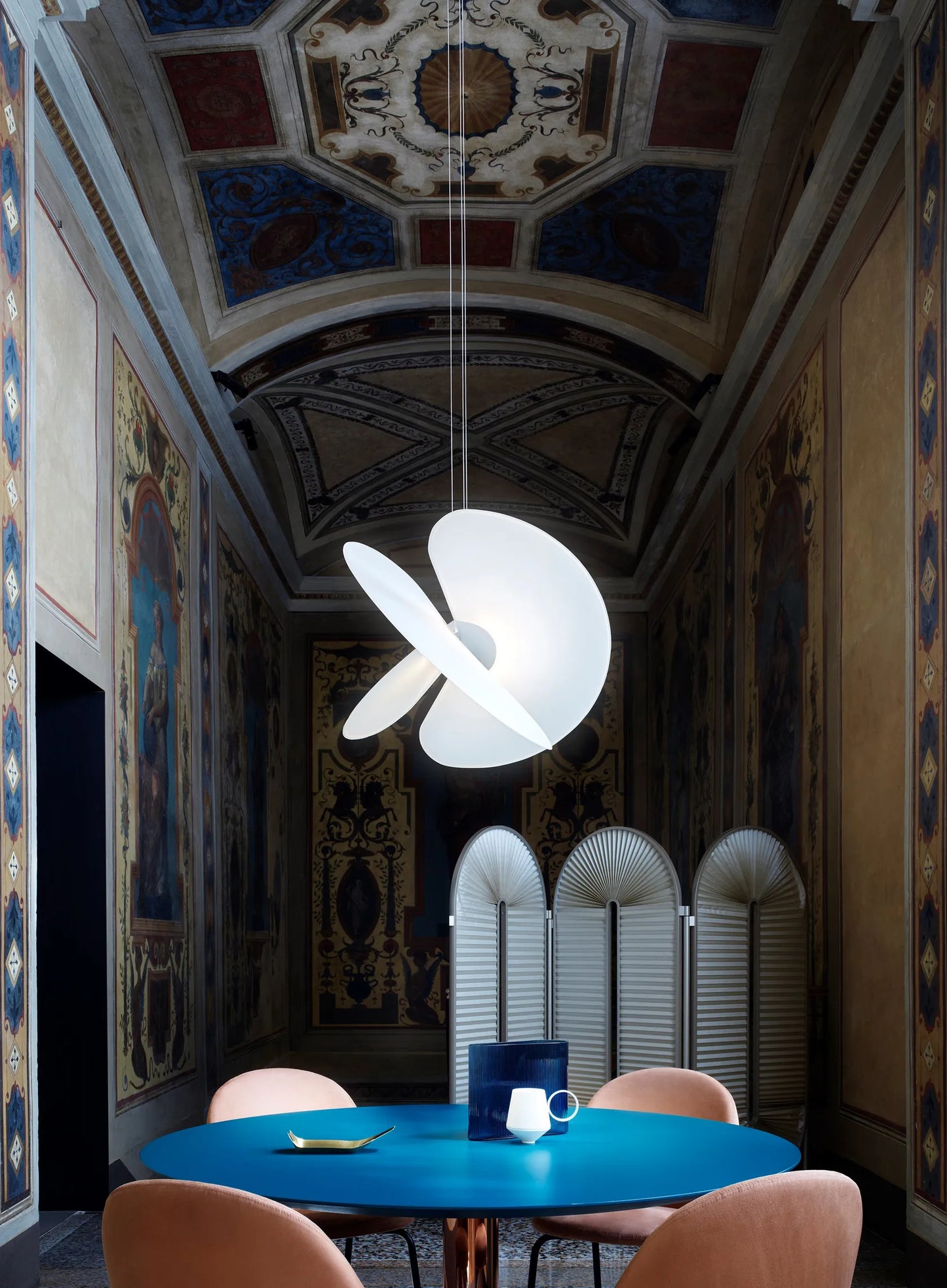 Levante Pendant, Matt White, 60 cm, LED, Phase Dim, IP20