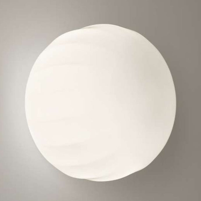 Lita Wall, 14 cm, White Glass with White Base, G9, IP20