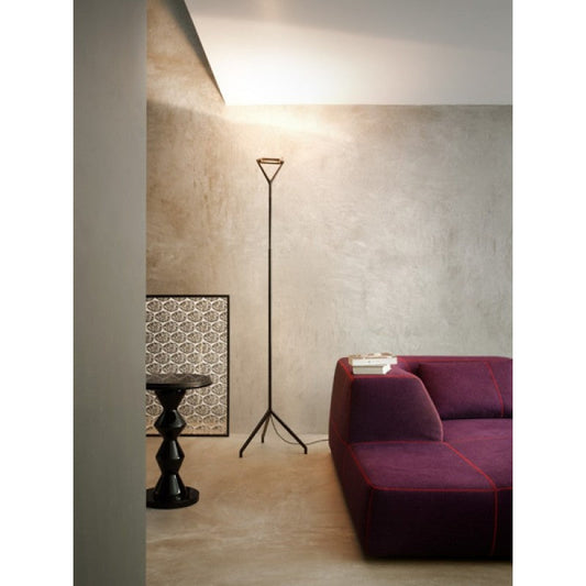 Lola Floor Lamp, Telescopic and Adjustable, Aluminium, R7s, Foot Dimmer, IP20