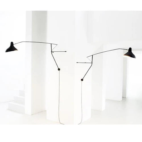 Mantis BS2 Adjustable Bracket Wall, Black, E14, On/Off, Plug In, IP20