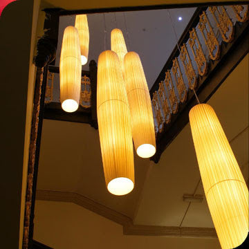 Maxi Pendant, 158 cm, Cream Ribbons, E27, IP20