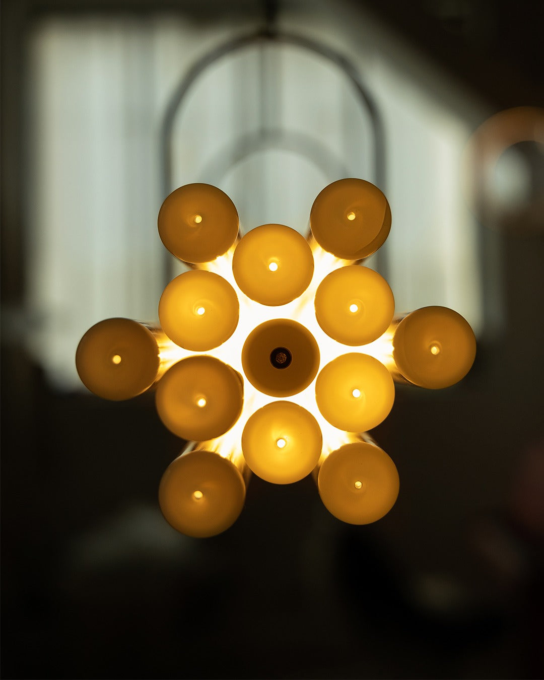NL 12 Pendant, Linear, Horizontal, Frosted Glass Tubes, LED, 2700K, IP20