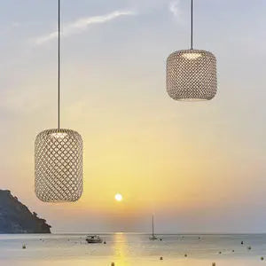 Nans Pendant, Triple Cluster, Beige, LED, 28.5W, Triac Dim, IP54