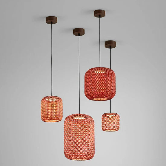 Nans Pendant, Triple Cluster, Beige, LED, 28.5W, Triac Dim, IP54