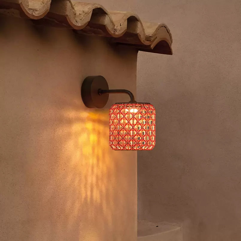 Nans Wall, Small, Red, LED, 8W, Triac Dim, IP54