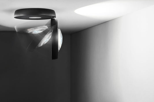 Nautilus Ceiling, Adjustable Spot, Black, LED, Triac Dim, IP20