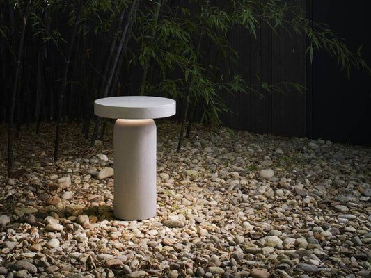 Nui Bollard, C, Concrete, LED, 14W, DALI Dim or On/Off, IP65