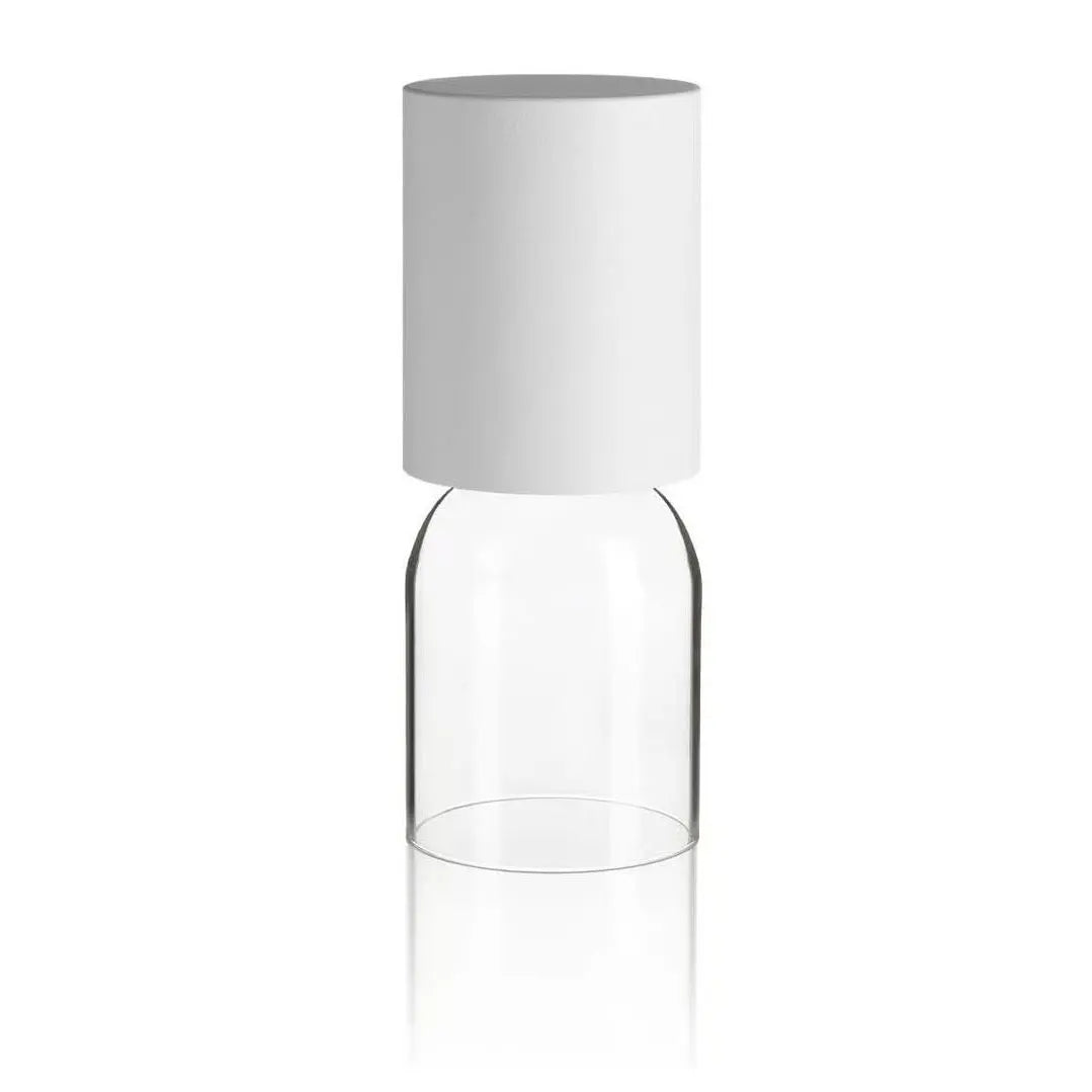 Nui Mini Wireless Table, White Shade, LED, Touch Dim, IP54