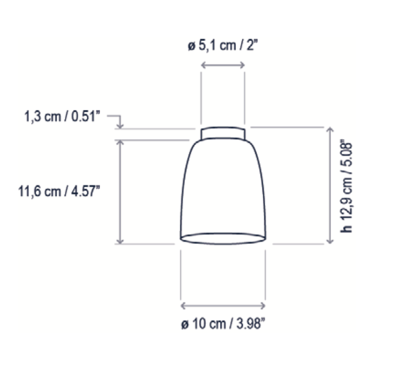 Nut Spot Light, Graphite Brown, LED, 6.3W, Triac Dim, IP54