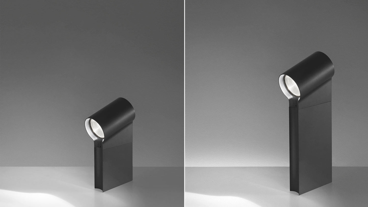 Oblique Bollard Light, Anthracite, LED, On/Off, IP65