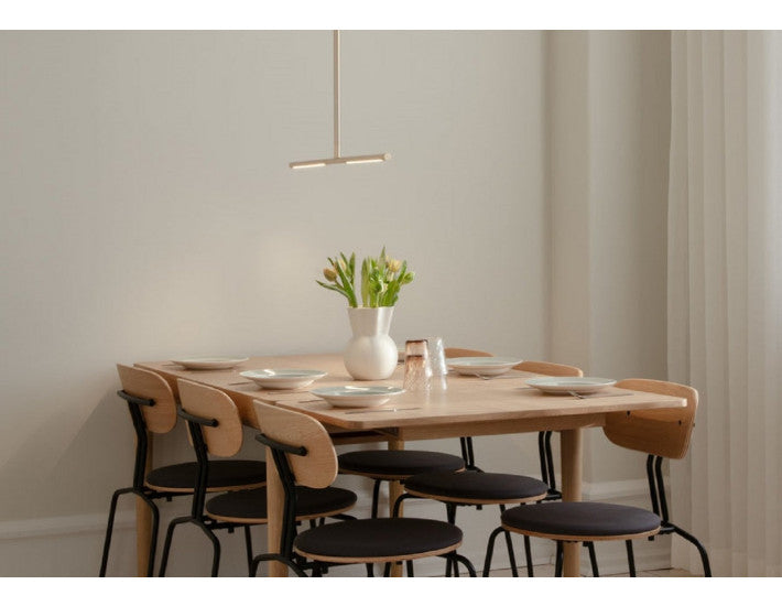 Omni Adjustable Linear Pendant, Brass, LED, Triac Dim