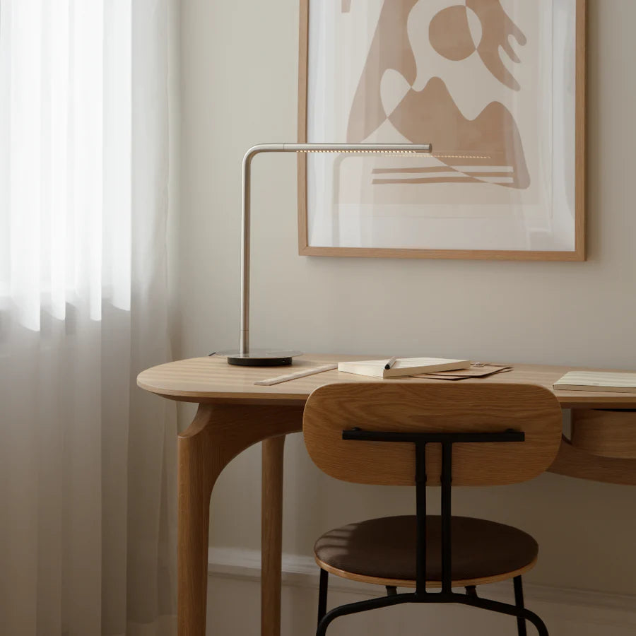 Omni Adjustable Reading Table Lamp, Steel, LED, Thumbswitch Dim