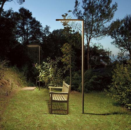 Palo Alto Floor, 3 Light, 310 cm, Green, LED, 45W, On/Off, IP65