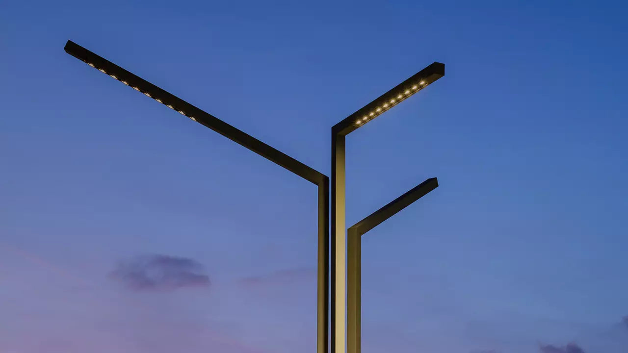 Palo Alto Floor, 3 Light, 310 cm, Green, LED, 45W, On/Off, IP65