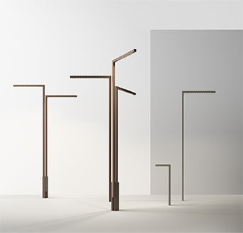 Palo Alto Floor, 3 Light, 310 cm, Green, LED, 45W, On/Off, IP65