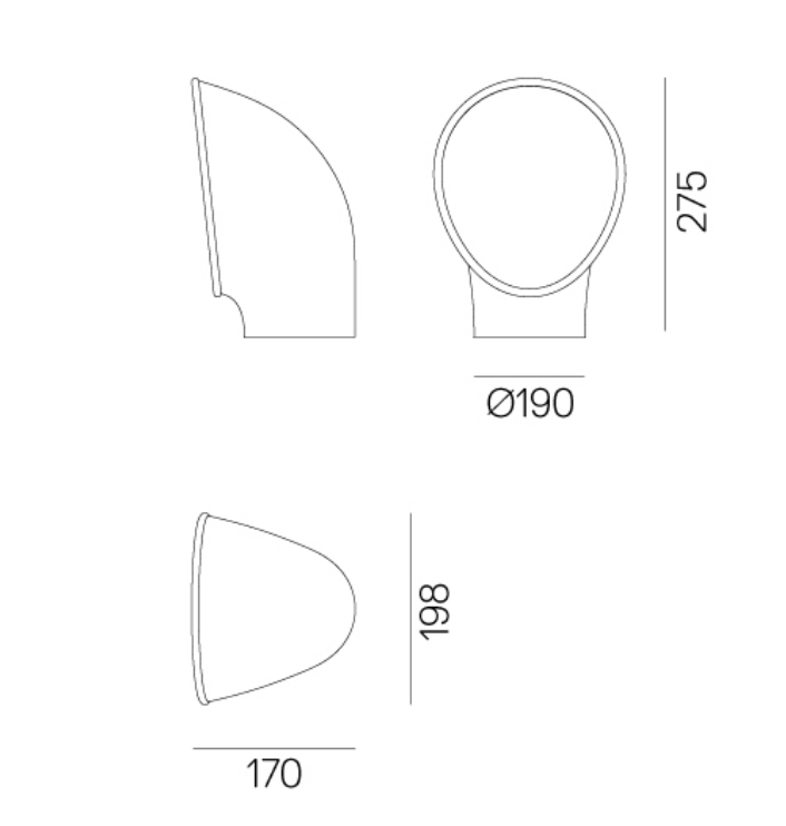 Piroscafo Bollard, Green, LED, On/Off, IP65