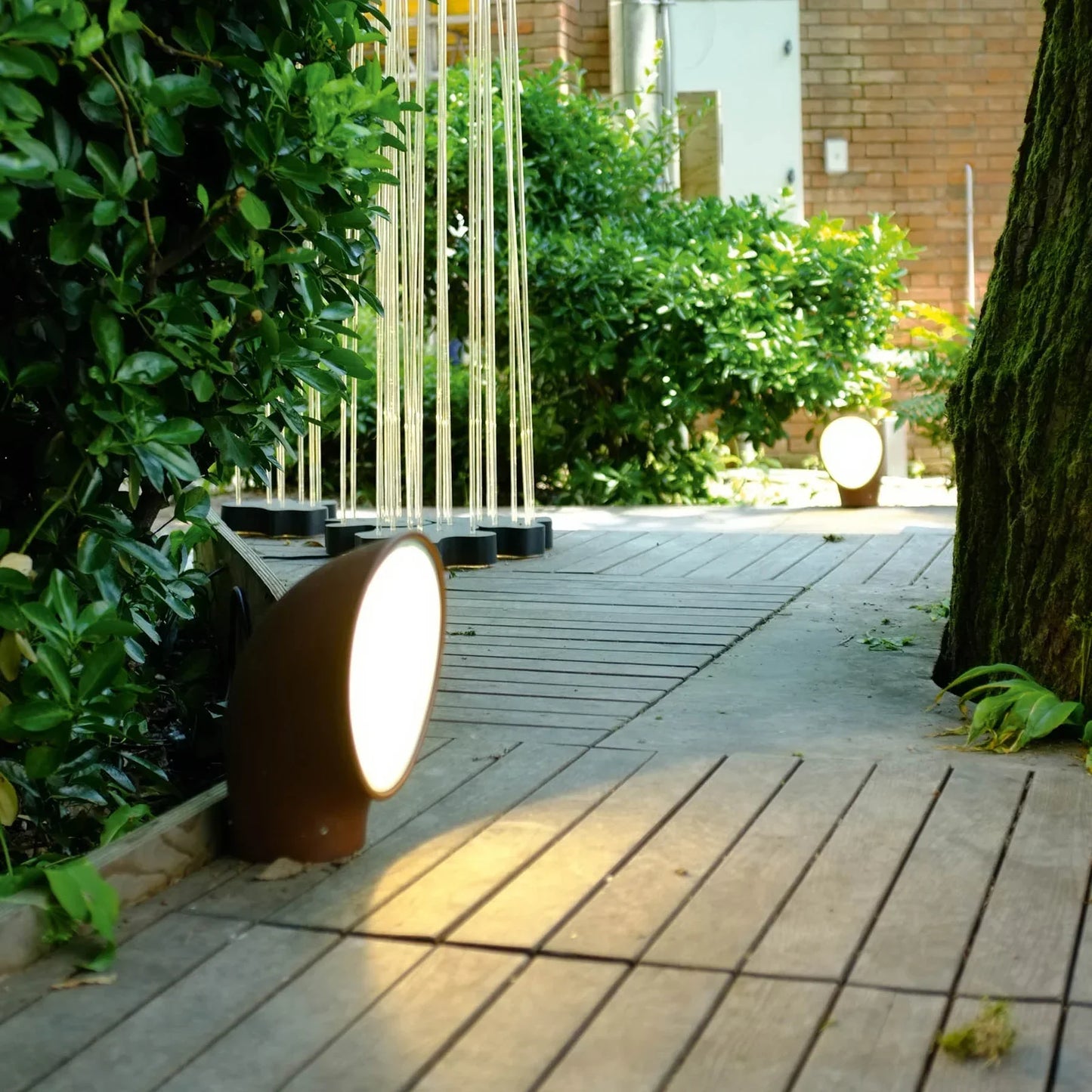 Piroscafo Bollard, Green, LED, On/Off, IP65