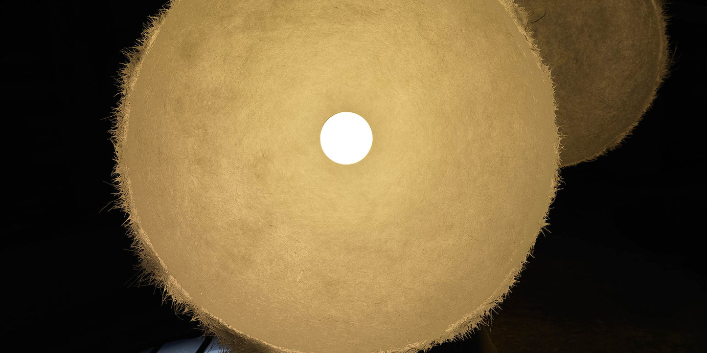 Plancton Pendant, 45 cm ø, White Fibreglass, E27, IP44
