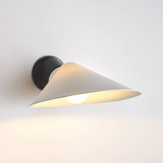 Plume Adjustable Wall, White Shade with Black Base, E27, IP20