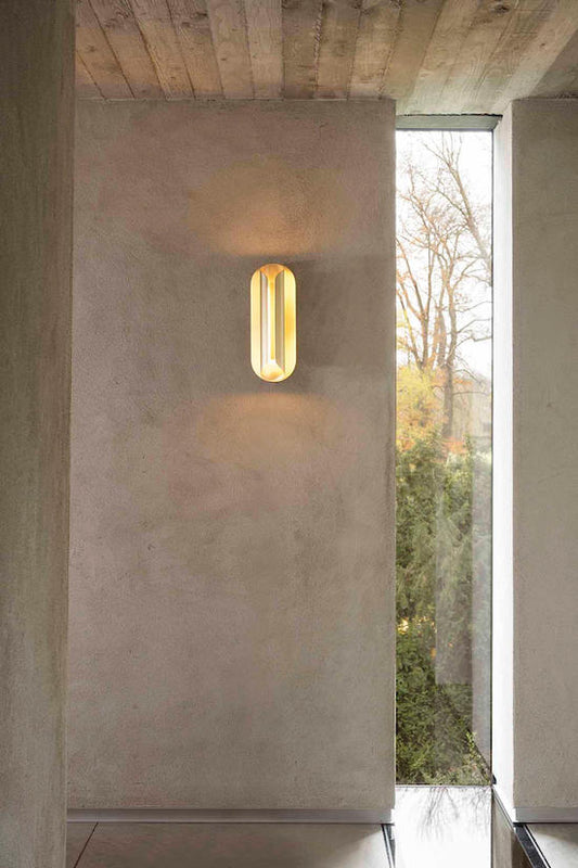 Rosalie Wall, 40 cm H, Anodised Gold, LED, Triac Dim, IP20
