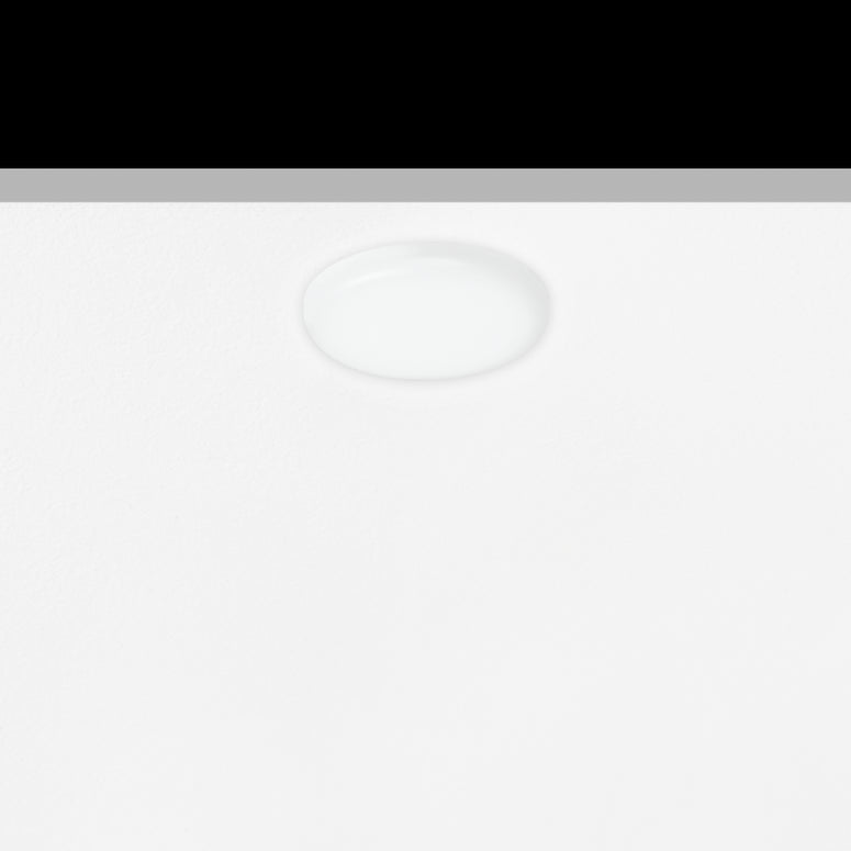 Sol Semi-Flush Downlight, XS, Round, White, 4.5W, LED, On/Off, IP54