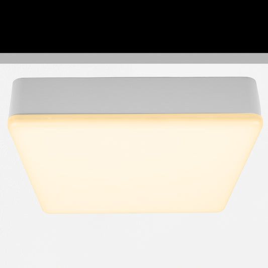 Sol Ceiling Light, XL, Square, White, 25W, LED, Dim, IP54