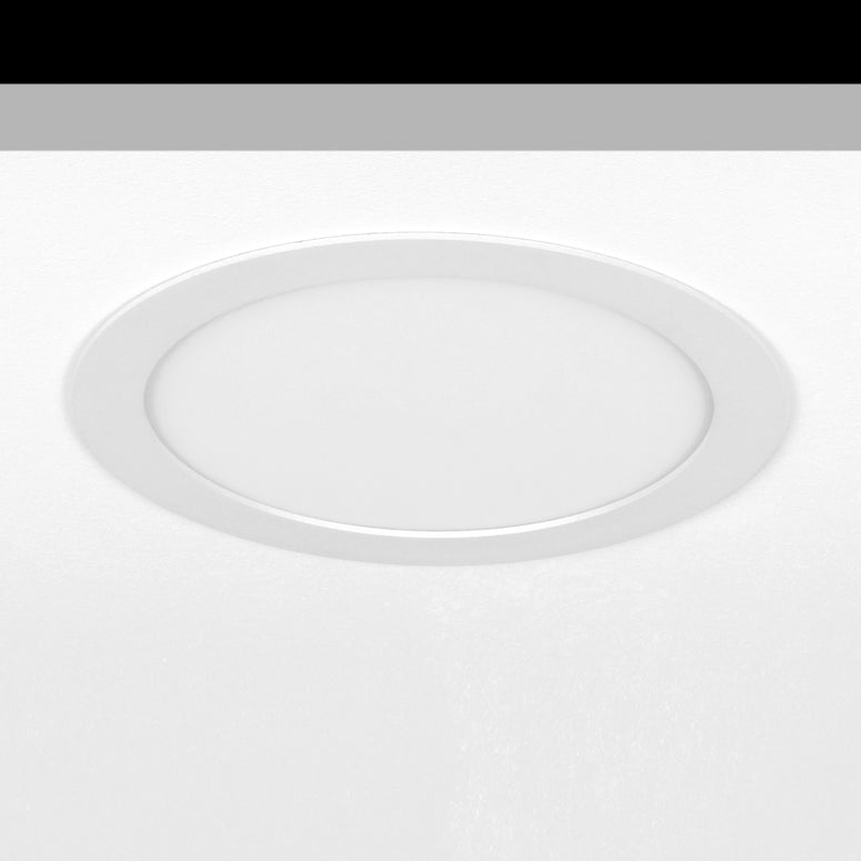 Sol Flush Downlight, XL, Round, White, 26W, LED, Dim, IP40
