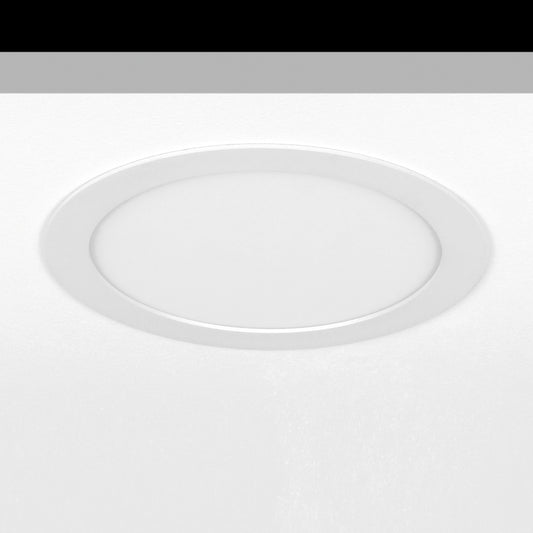 Sol Flush Downlight, XL, Round, White, 26W, LED, Dim, IP40