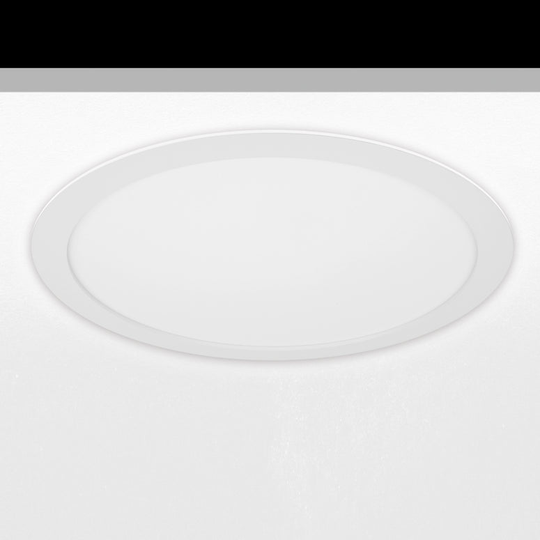 Sol Flush Downlight, XXL, Round, White, 38W, LED, Dim, IP40