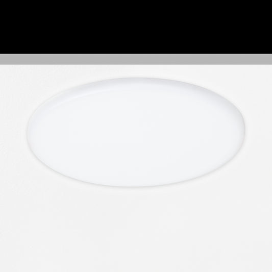 Sol Semi-Flush Downlight, XL, Round, White, 25W, LED, Dim, IP54